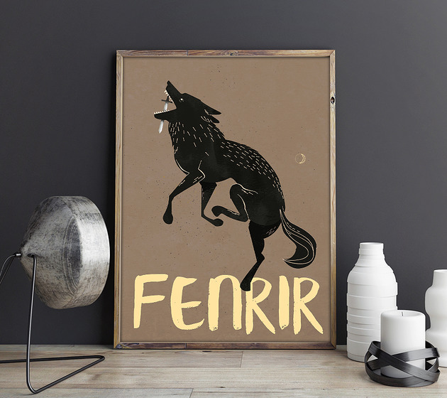 grafiki i ilustracje Fenrir