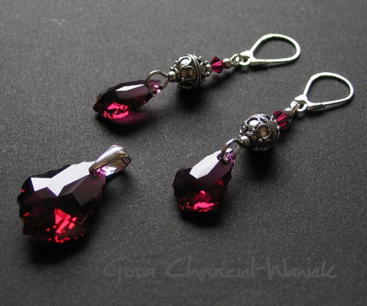 Rubinowy kryształ Swarovski Gosia Chruściel-Waniek