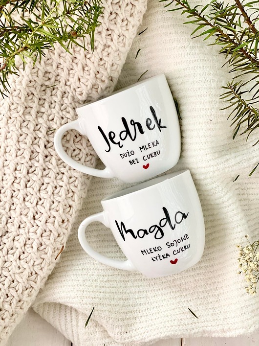 kubki Zestaw kubków personalizowanych DO KAWY
