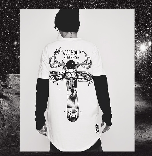 T-shirt Gotta Lotta Snow DONT NEED NO SAMURAI
