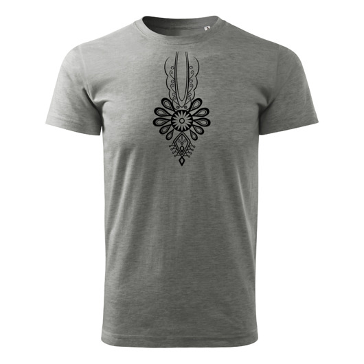 t-shirty męskie Tatra Art podhalańska Parzenica t-shirt szary