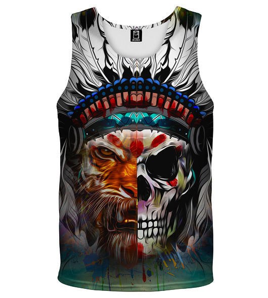 t-shirty męskie DR.CROW Bokserka Męska Indian Tiger