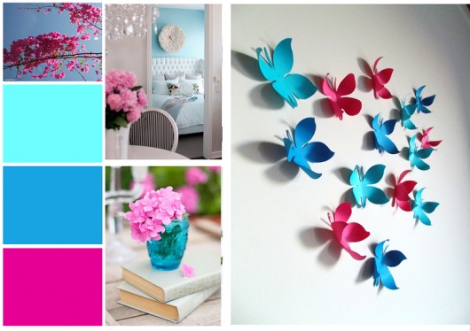 Pink & Tourqoise 40 sztuk! HomeDSGN