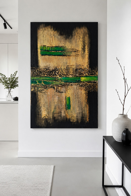 obrazy Duży obraz z reliefem 100x150cm 24h