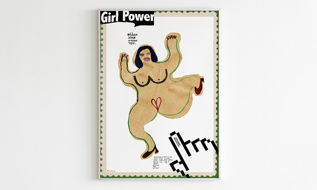 plakaty Plakat  GIRL POWER grafika dla niej kobieta feminist poster