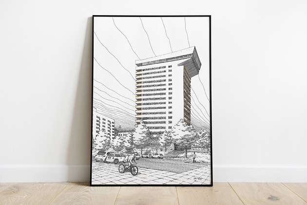 plakaty Plakat Młotek - Smolna 8