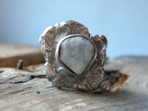 pierścionki - różne Roman Ancient Ring ;) akwamaryn
