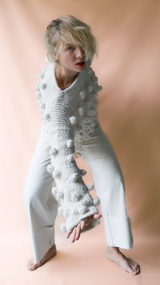 swetry damskie  100% Merino sweter na drutach