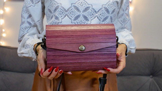 torby na ramię Torebka drewniana TRE - model ISA