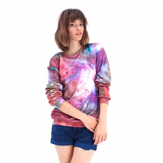 Pink Nebula sweater Mr Gugu Miss Go