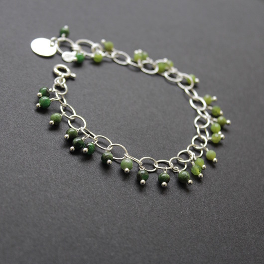 bransoletki z kamieni naturalnych Bransoletka Zielonooka