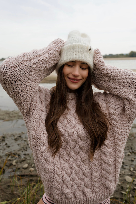 czapki damskie Czapka Windy Krem