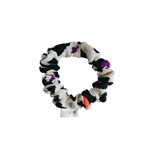 gumki do włosów Scrunchie do włosów, gumka do włosów z wiskozy Panterkowy pop MINI