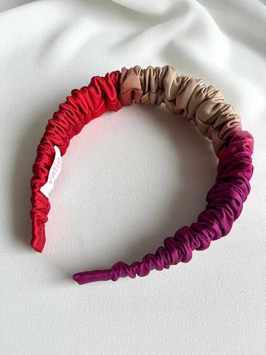 opaski do włosów Marszczona opaska do włosów Ombre standard