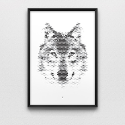 Plakat - Wilk LazyDog