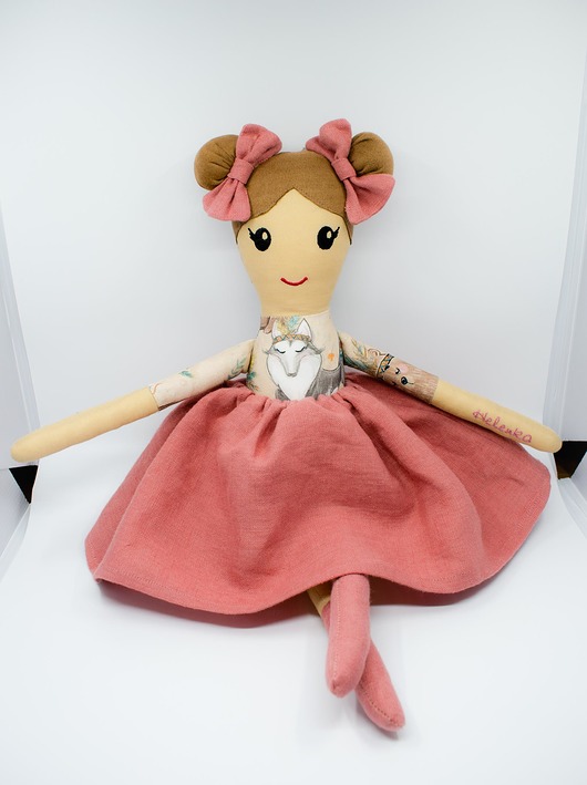 lalki Szmaciana lalka, lalka ręcznie szyta XL