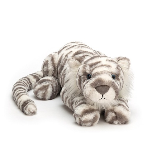 Maskotka Przytulanka Tygrys Śnieżny 29 cm MIA home