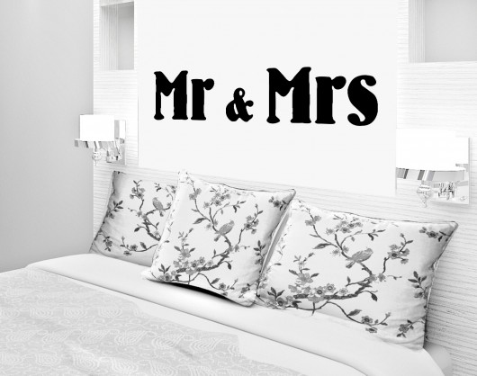 naklejka Mr & Mrs loonybin