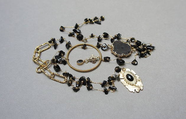 korale Sautoir /Onyks/ 15.09.25w - długi naszyjnik