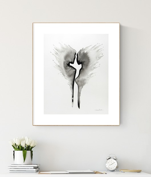 obrazy Grafika 40X50 cm wykonana ręcznie