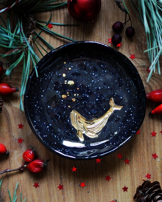 pojemniki na biżuterię Spodek na biżuterię lub palo santo