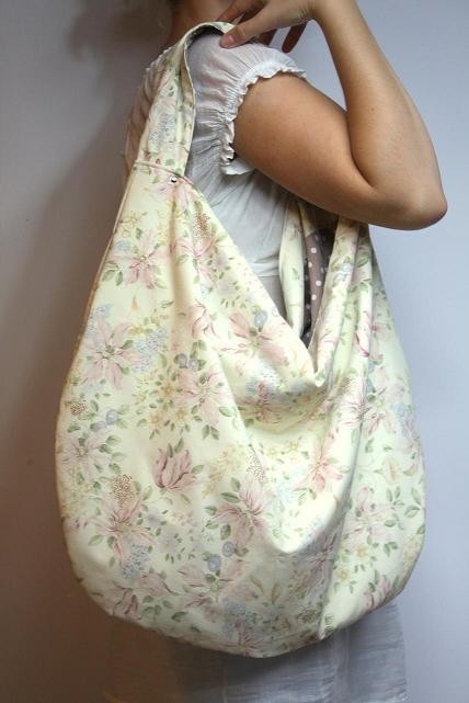 Torba romantic garden (hobo XL) Zuzia Górska