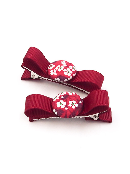 ozdoby do włosów dla dzieci Spinki do włosów z guziczkiem Alma
