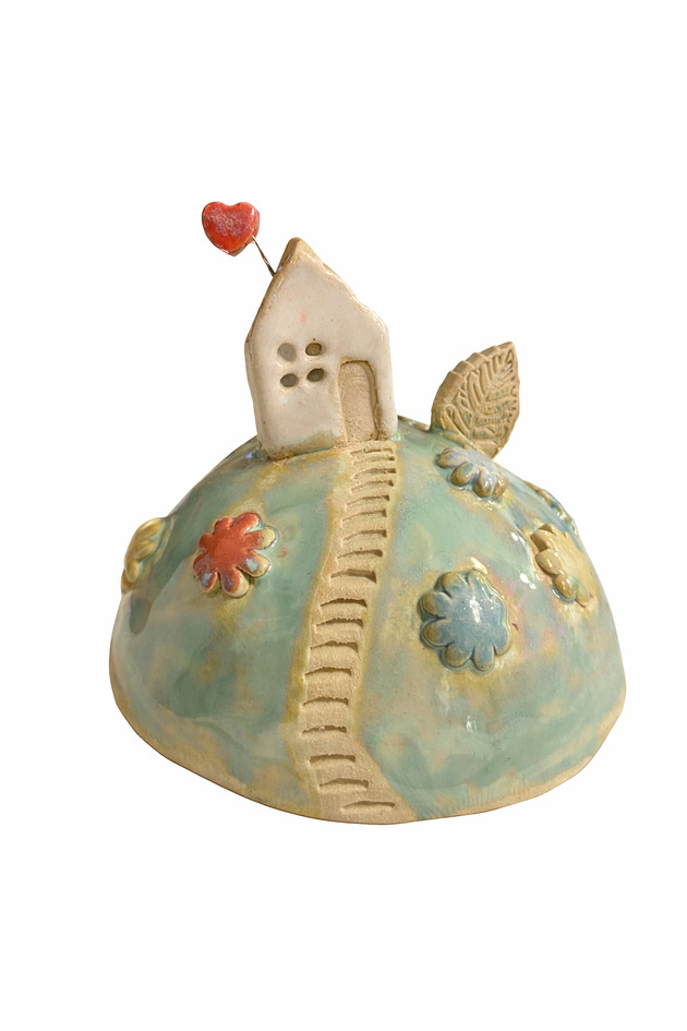 figurki i rzeźby Domek ceramiczny