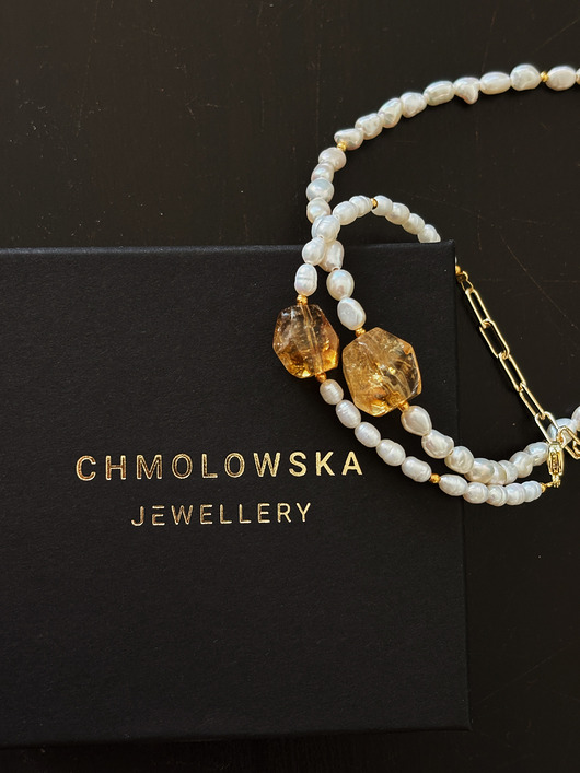 komplet biżuterii Zestaw  Bransoletka i Naszyjnik