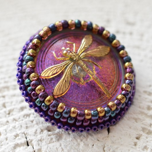 shiny buttons ::dragonfly:: Made by Magda