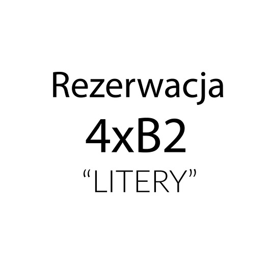 REZERWACJA 4 szt B2 PLAKATY GEOMETRYCZNE