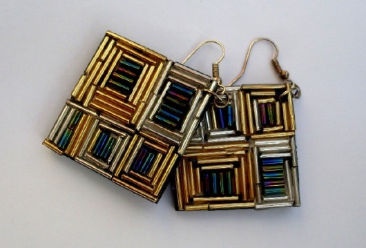 Kolczyki &quot; GOLD-SILVER&quot; reniah