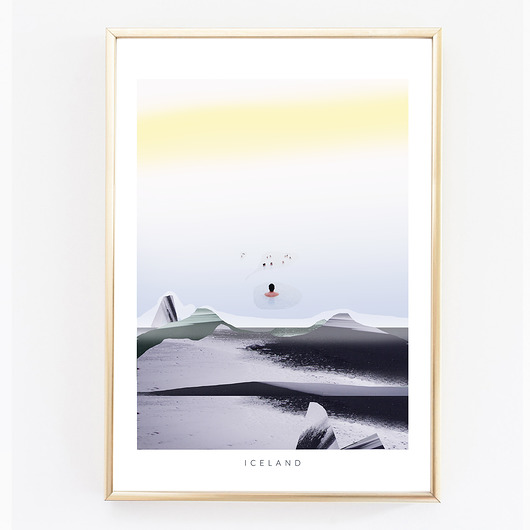 NORTH SERIES.  Iceland 50x70 bez napisu BARRAKUZ