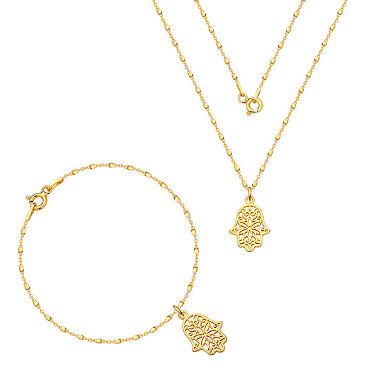  Komplet Hamsa / ręka Fatimy /177/ MYNESS