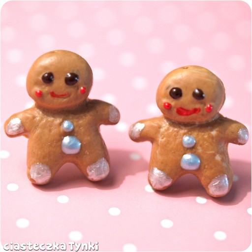 Boże Narodzenie - inne kolczyki pierniczki