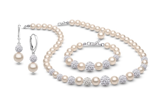 3-częściowy komplet pereł stopniowanych KPS13 Coccola JEWELLERY