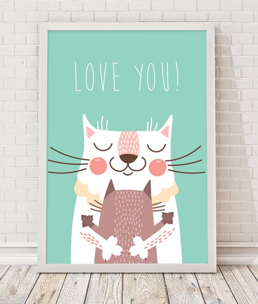 Obrazek A3 - Love You Desihome