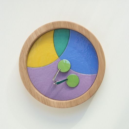 pojemniki na biżuterię ECLIPSE barwna tacka na biżuterię -  wzór  nr. 1