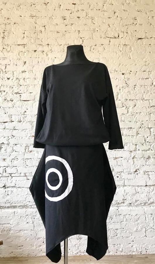 Black Sea-sukienka maxi Ququ Design