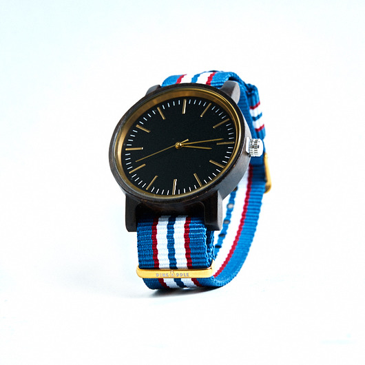 zegarki unisex BLUE NAVY - drewniany zegarek