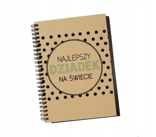 notatniki i albumy Najlepszy dziadek na świecie, notatnik