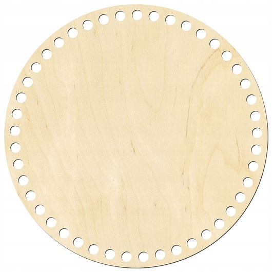 skrzynki, kufry i pudła Baza Drewniana KOŁO Okrąg 25cm 6mm do Szydełkowania Dno Spód Koszyka Dekor