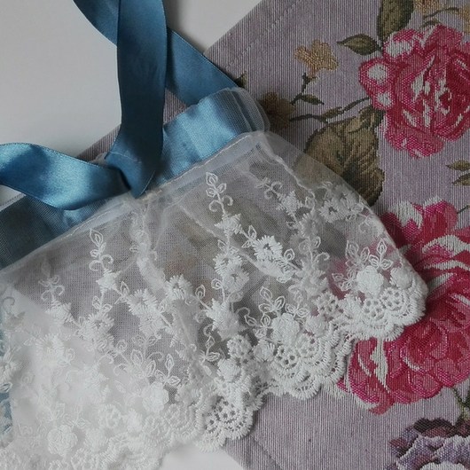 Podwiązka Ślubna - wiązana i elegancka KitschVintage