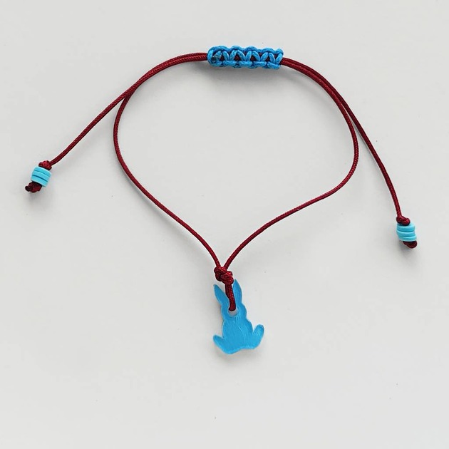 bransoletki na sznurku ZAJĄC bransoletka