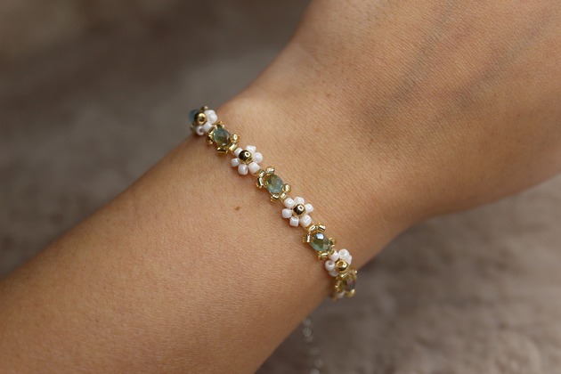 bransoletki ze szkła Bransoletka z koralików