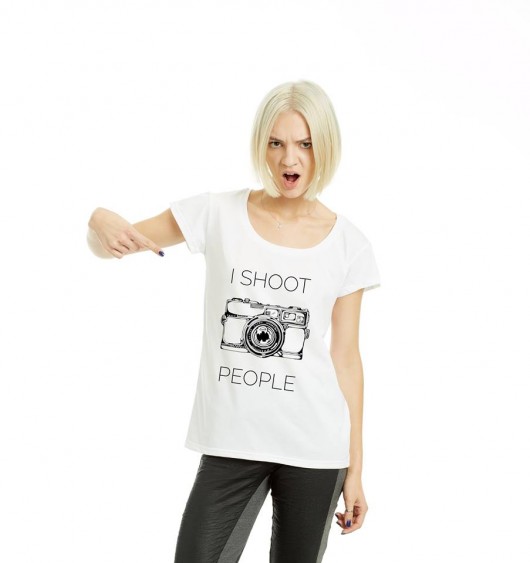 T-shirt I shoot NOH8 SYNDICATE