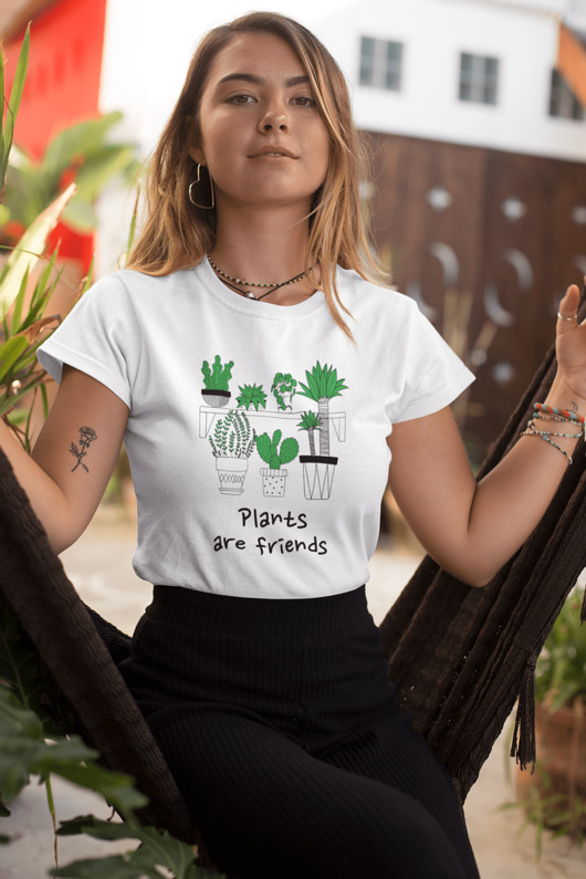 t-shirt damskie Plants are friends  koszulka damska