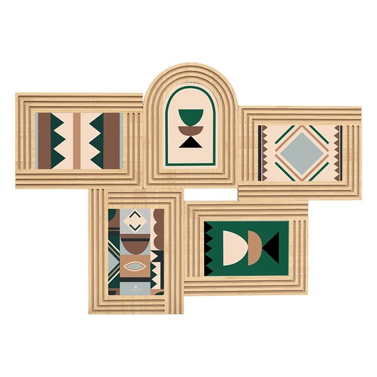 ramki na zdjęcia Multiramka na 6 zdjęć Olivia 57x41,2 cm