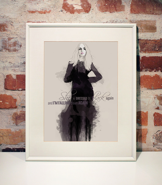 grafiki i ilustracje Black