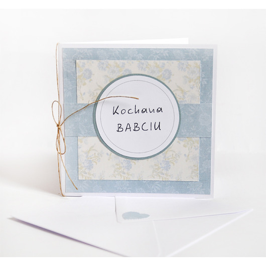 kartki scrapbooking Kartka dla Babci